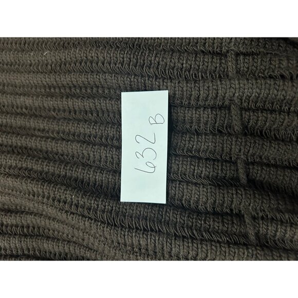 Cache Cache Cowl Neck Layered Pullover Sweater Brown Sz 4 Ribbed Knit Cozy - Picture 10 of 11